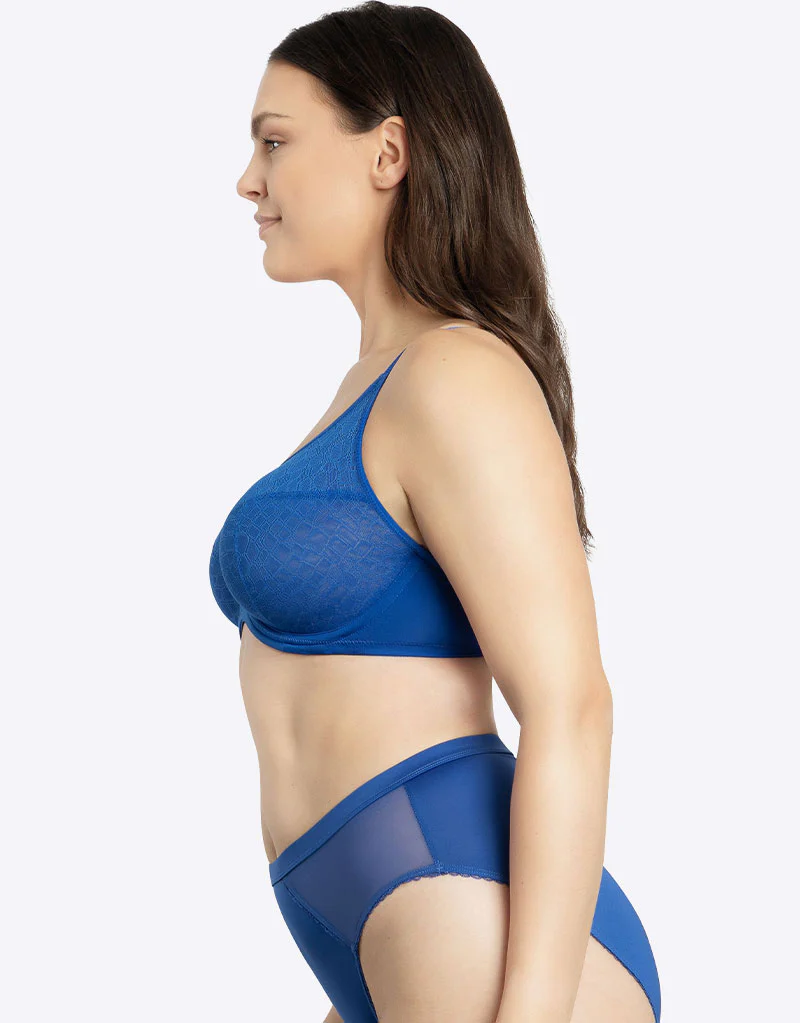 Parfait Enora Minimizer Full Cup Bra Sapphire Blue - Image 8