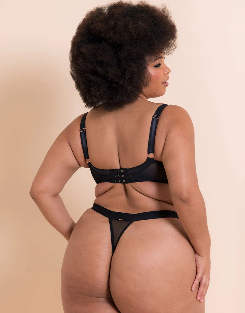 Scantilly Harnessed Thong Black - Image 4