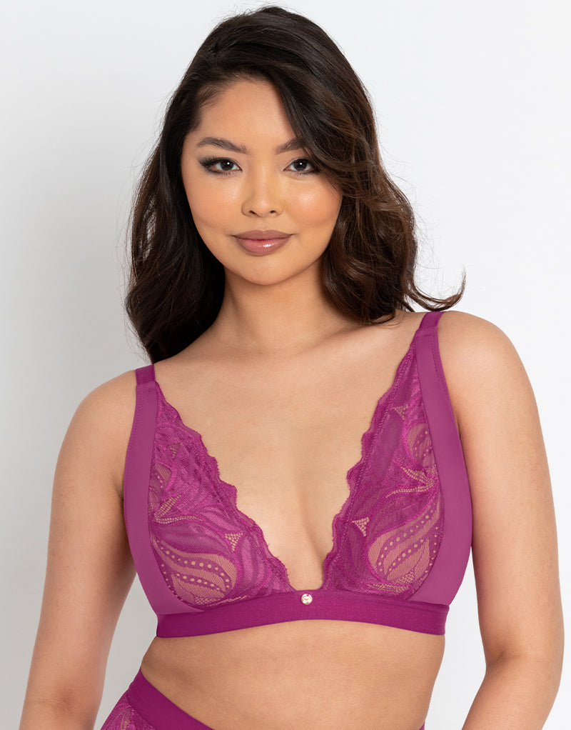Scantilly Indulgence Non-Wired Bralette Orchid/Latte - Image 4