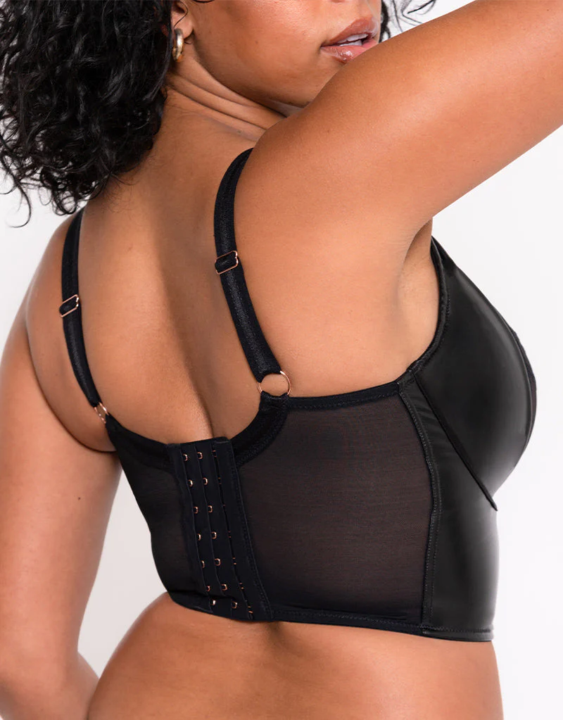 Scantilly Tough Love Longline Balcony Bra Black - Image 5